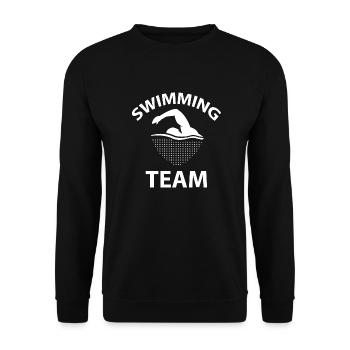 Natation Nageur Natation - Sweat-shirt Unisexe - noir - Devant - Alina (178cm) & Michal (187cm)