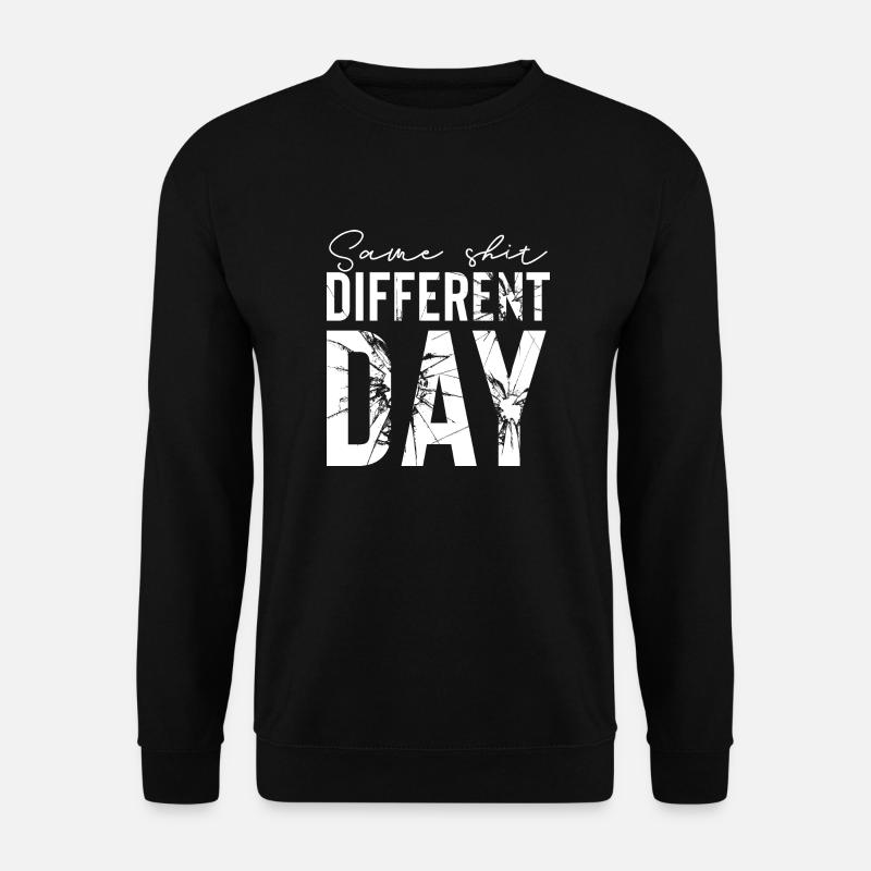 La même merde b - Sweat-shirt Unisexe - noir