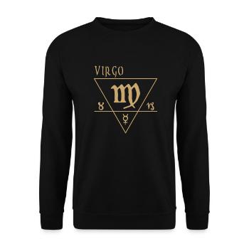 Vierge - Sweat-shirt Unisexe - noir - Devant - Alina (178cm) & Michal (187cm)