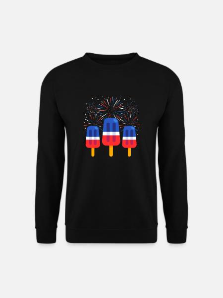 Popsicle Patriotic - Unisex Sweatshirt - black