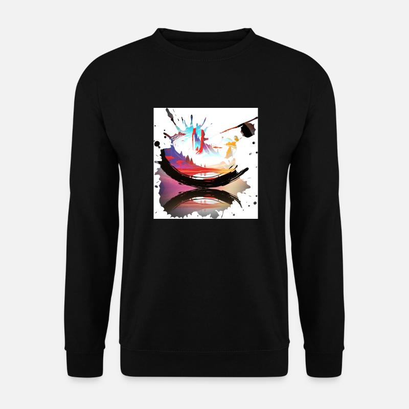 Splash - Unisex Pullover - Schwarz