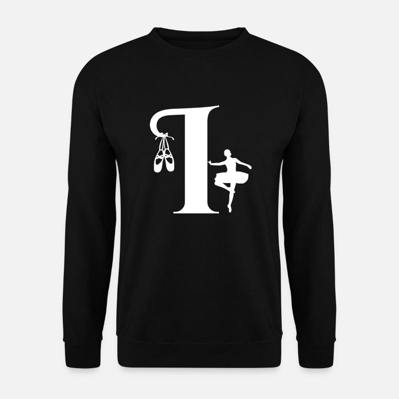Buchstabe i Ballerina - Unisex Pullover - Schwarz