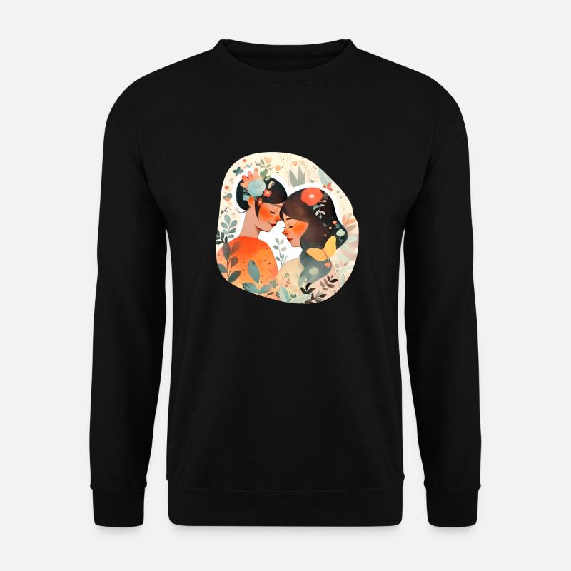 Verliebtes Paar - Unisex Pullover - Schwarz