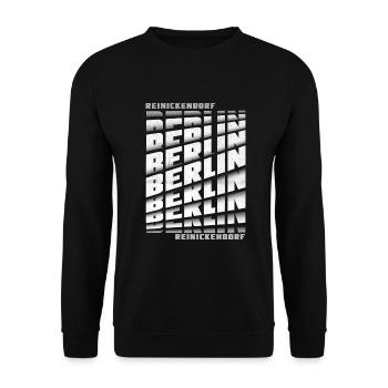 Berlin Reinickendorf - Unisex Pullover - Schwarz - Vorne - Alina (178cm) & Michal (187cm)