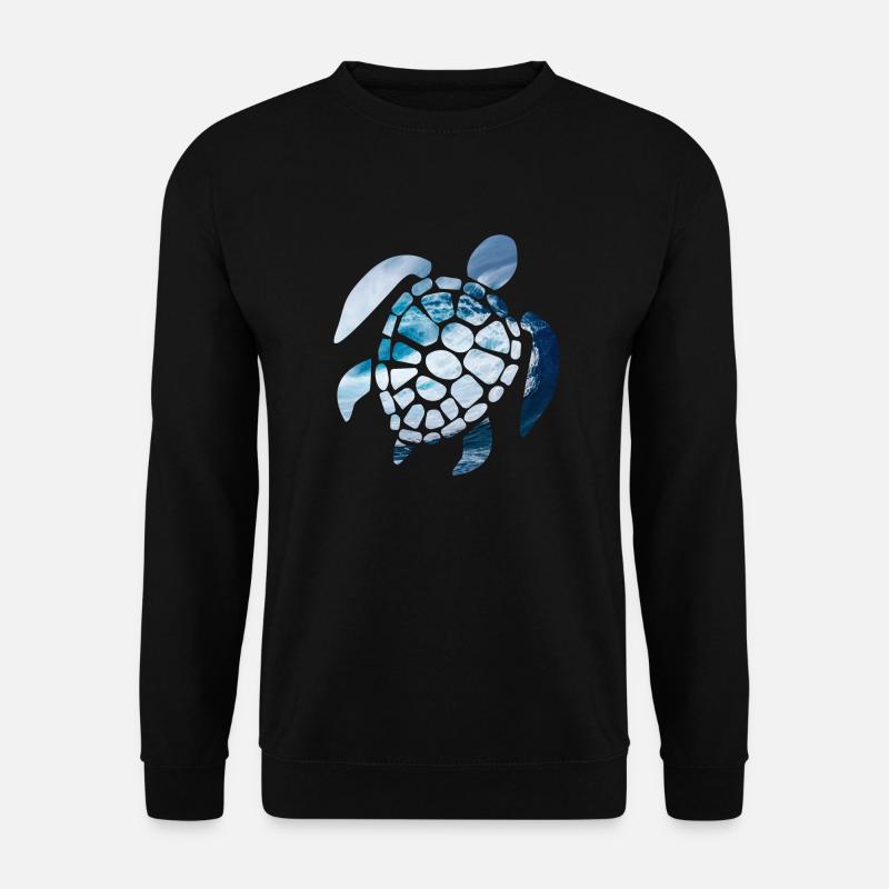 sea turtle - Unisex Sweatshirt - black