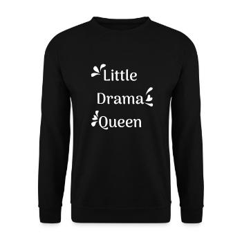 Baby Sayings - Unisex Sweatshirt - black - Front - Alina (178cm) & Michal (187cm)