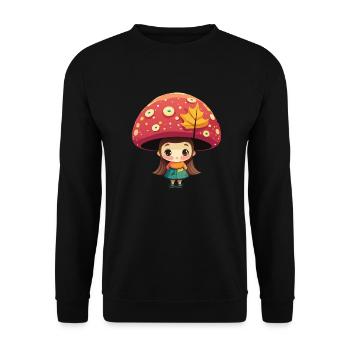 Pilz - Unisex Pullover - Schwarz - Vorne - Alina (178cm) & Michal (187cm)