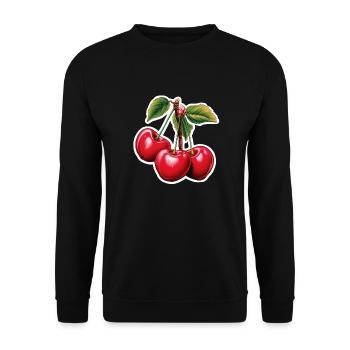 Cherry Triplets - Sweat-shirt Unisexe - noir - Devant - Alina (178cm) & Michal (187cm)