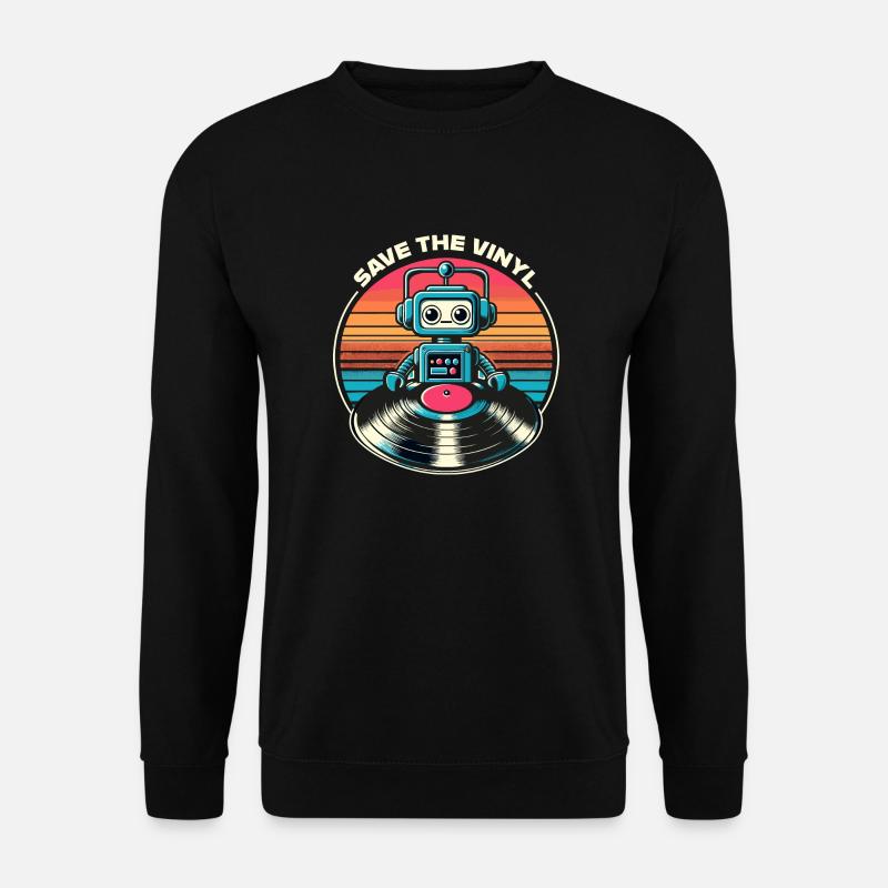 Save the Vinyl - Unisex Pullover - Schwarz