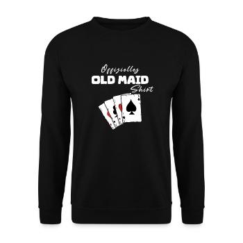 Chemise Officielle Vieille Fille - Sweat-shirt Unisexe - noir - Devant - Alina (178cm) & Michal (187cm)