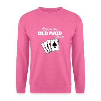 Chemise Officielle Vieille Fille - Sweat-shirt Unisexe - rose - Devant