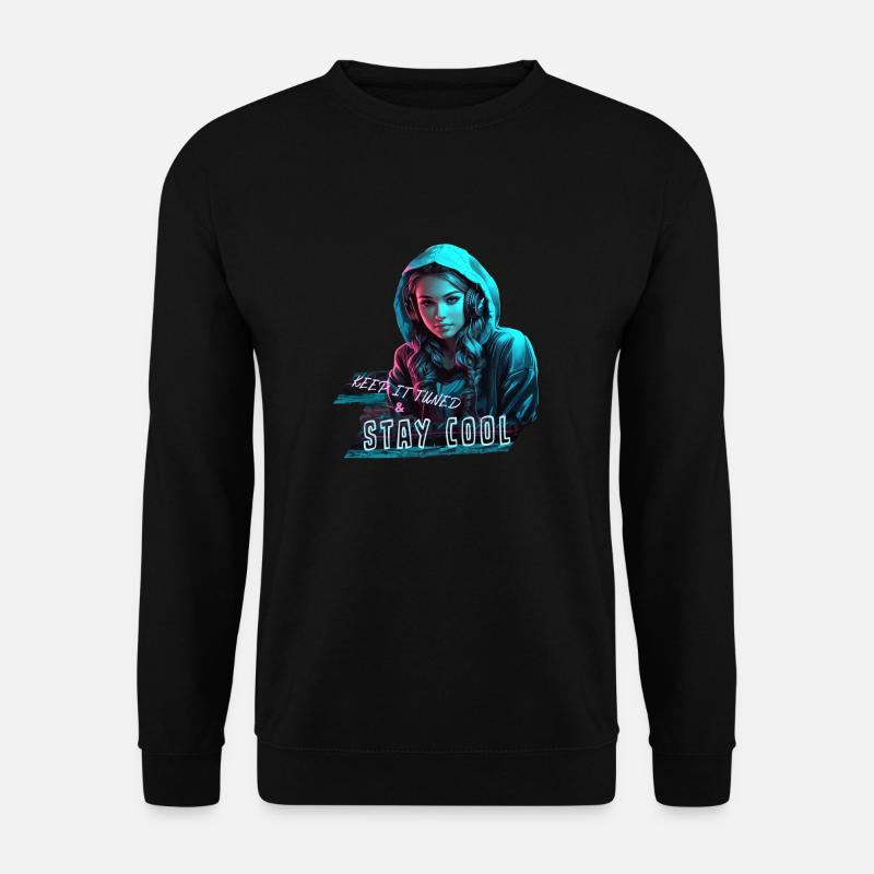 keep it tuned - Unisex Pullover - Schwarz