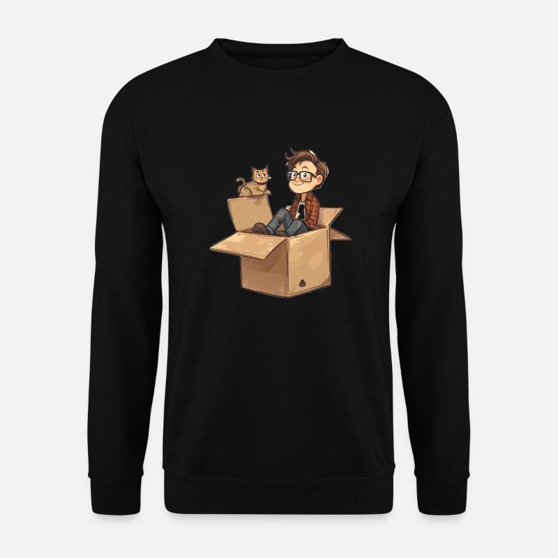 Funny Quantum Physics Meme - Unisex Sweatshirt - black