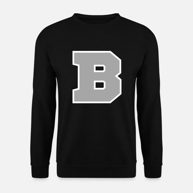 Buchstabe b sport - Unisex Pullover - Schwarz
