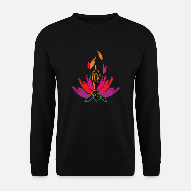 Umarmende Hände - Unisex Pullover - Schwarz