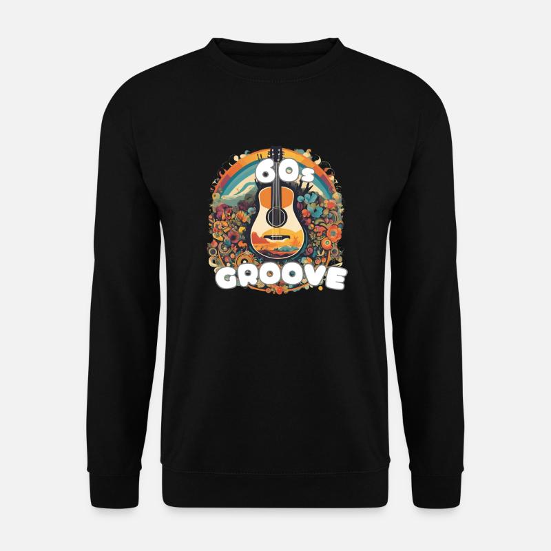 Scène musicale rétro - Sweat-shirt Unisexe - noir