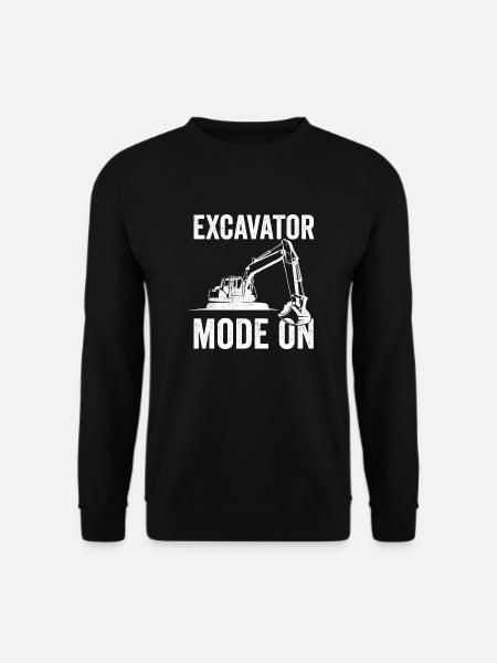 Baggerfahrer Baggerfahrer - Unisex Pullover - Schwarz