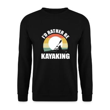 Kayak Kayak - Sweat-shirt Unisexe - noir - Devant - Alina (178cm) & Michal (187cm)