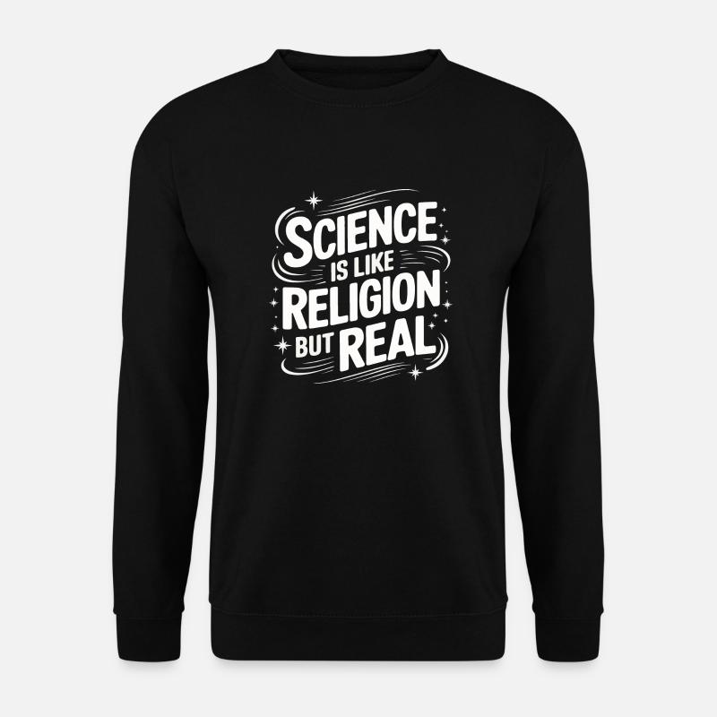 Atheismus Atheist Anti-Religion Agnostiker - Unisex Pullover - Schwarz