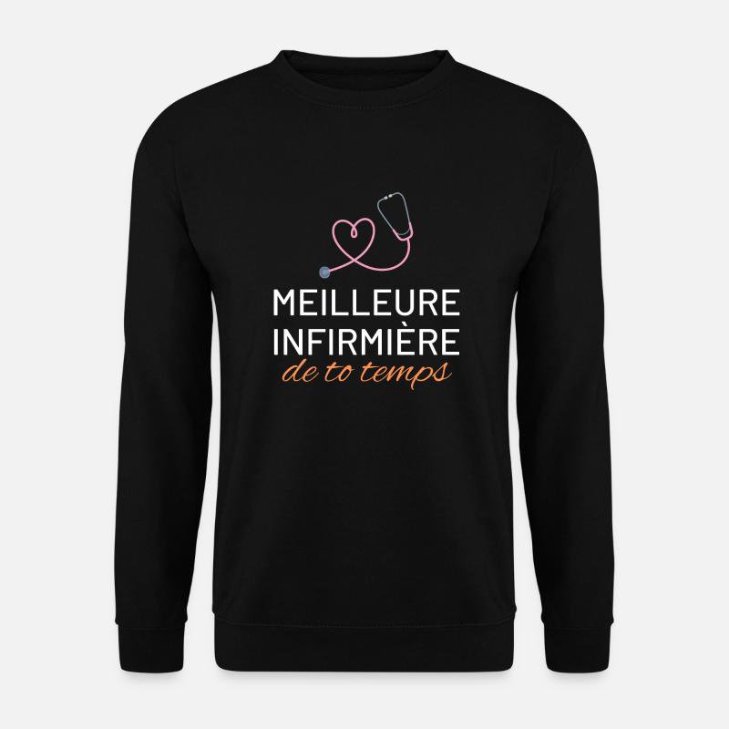 Best Nurse: Nurse Gift - Unisex Sweatshirt - black