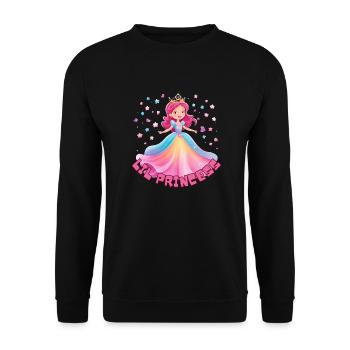 Lil Princess - Unisex Pullover - Schwarz - Vorne - Alina (178cm) & Michal (187cm)