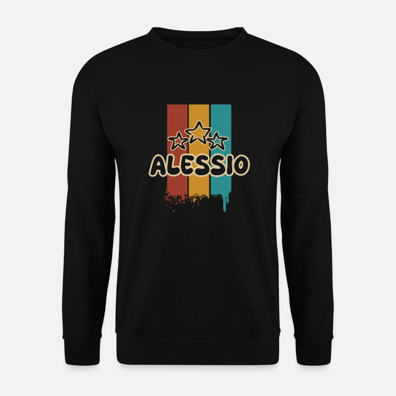 Geschenk für Alessio - Unisex Pullover - Schwarz