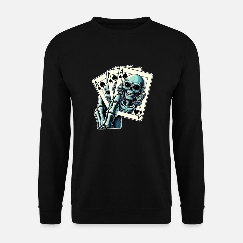 Alien Card Game - Unisex Sweatshirt - black