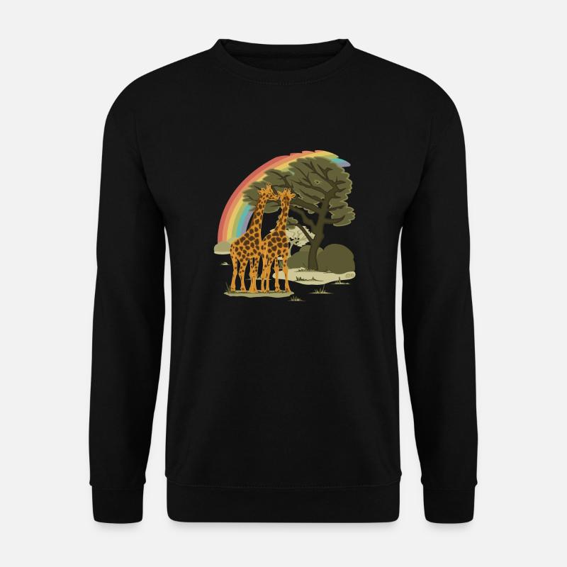 Pride Giraffes - Unisex Sweatshirt - black