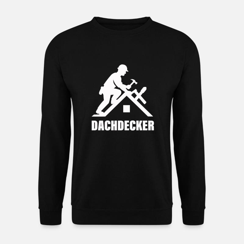 dachdecker - Unisex Pullover - Schwarz