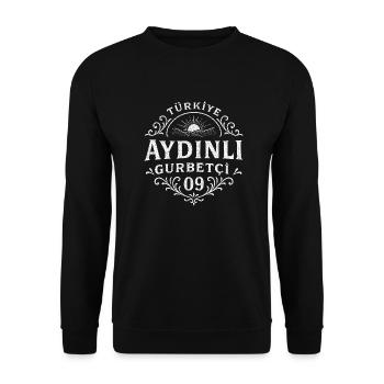 Aydın - Unisex Pullover - Schwarz - Vorne - Alina (178cm) & Michal (187cm)