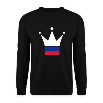 Russie - Sweat-shirt Unisexe - noir - Devant - Alina (178cm) & Michal (187cm)