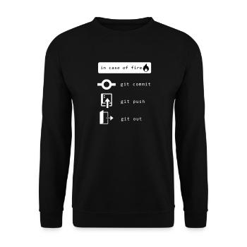 Programmer, Developer, Computer Scientist, Developer - Unisex Sweatshirt - black - Front - Alina (178cm) & Michal (187cm)