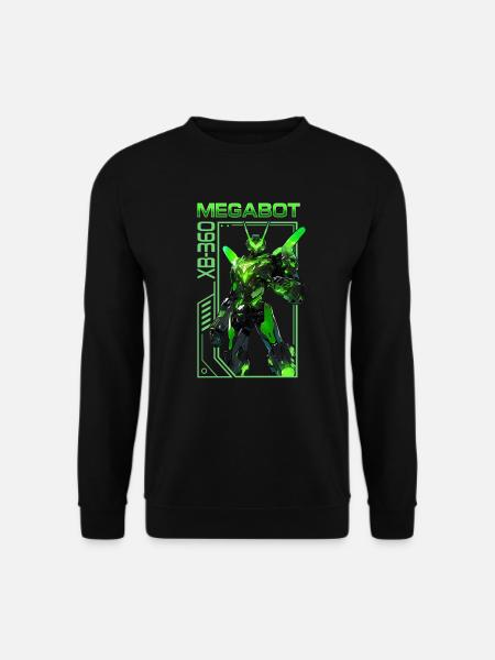 Spielkonsole MegaBot XB-360 – Anime Shirt - Unisex Pullover - Schwarz
