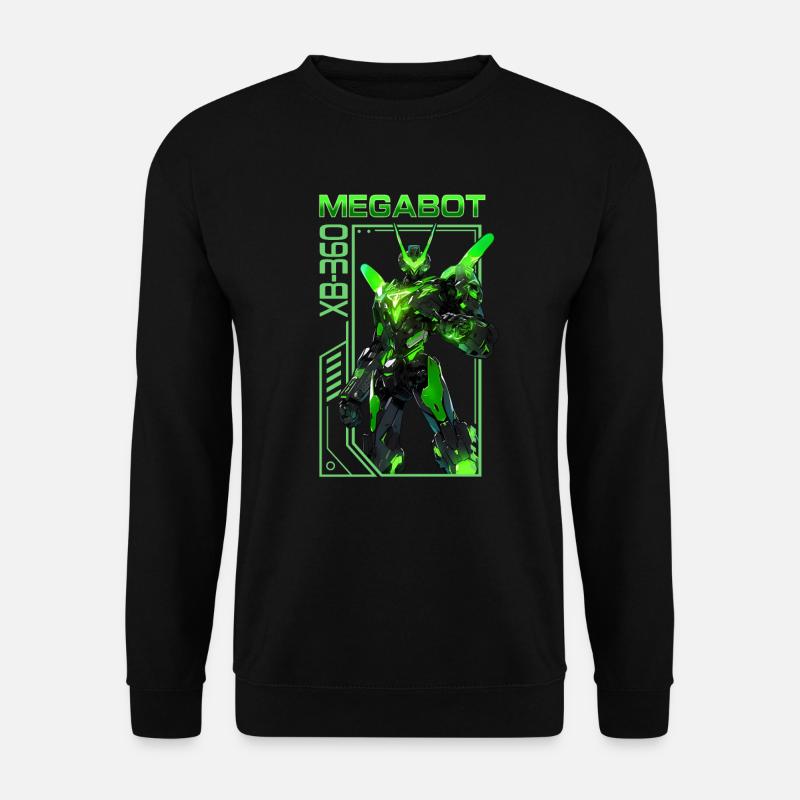 Spielkonsole MegaBot XB-360 – Anime Shirt - Unisex Pullover - Schwarz