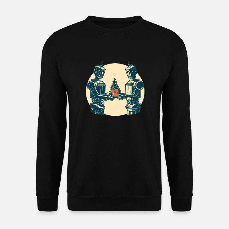 Joie de Noël robotique - Sweat-shirt Unisexe - noir