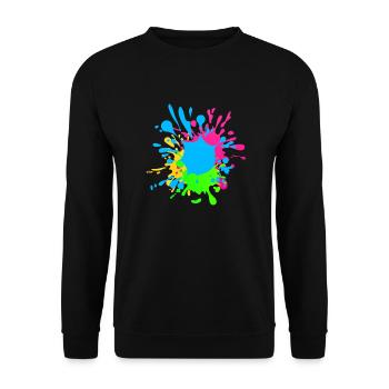 Splash - Unisex Pullover - Schwarz - Vorne - Alina (178cm) & Michal (187cm)