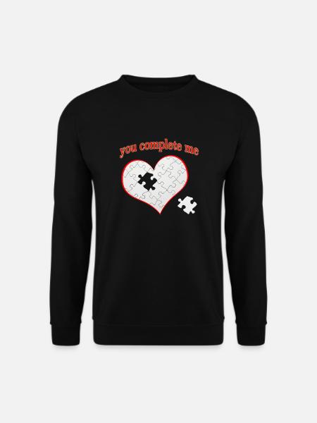 Wir sind komplett - Unisex Pullover - Schwarz