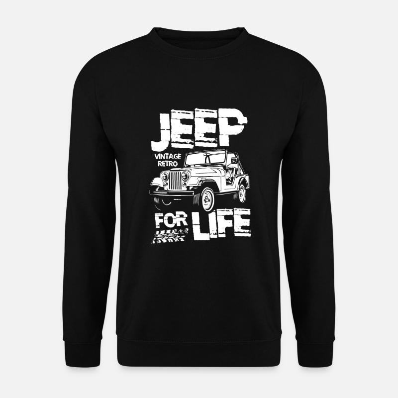 Jeep for Life - Unisex Sweatshirt - black