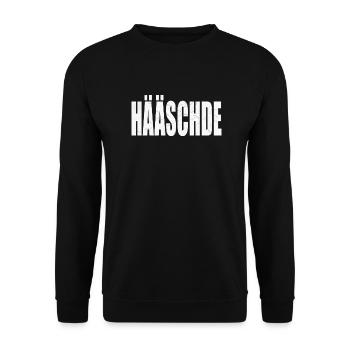 Hääschde - Hauenstein Dorf Pfalz map - Unisex Sweatshirt - black - Front - Alina (178cm) & Michal (187cm)