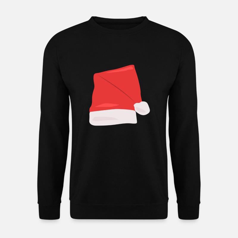 Weihnachtsmütze - Unisex Pullover - Schwarz