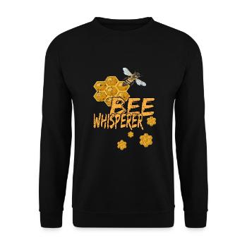 Apériteur miel abeille abeille abeille abeille guêpe cadeau - Sweat-shirt Unisexe - noir - Devant - Alina (178cm) & Michal (187cm)