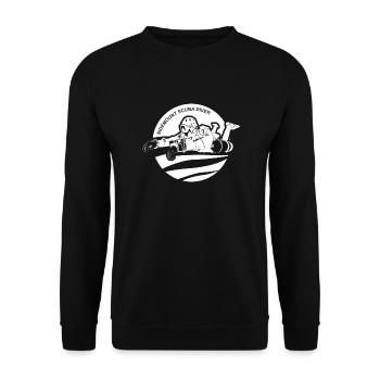 Sidemount Diver Diving Gift Tec Diving Logo - Unisex Sweatshirt - black - Front - Alina (178cm) & Michal (187cm)