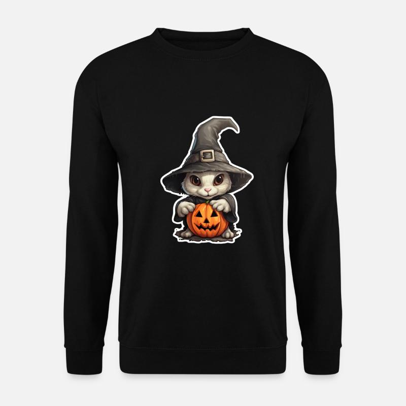 Halloween Witch Bunny - Unisex Sweatshirt - black