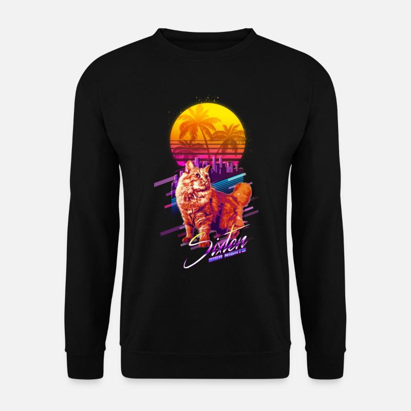 Retrowave Sixten - Unisex Sweatshirt - black