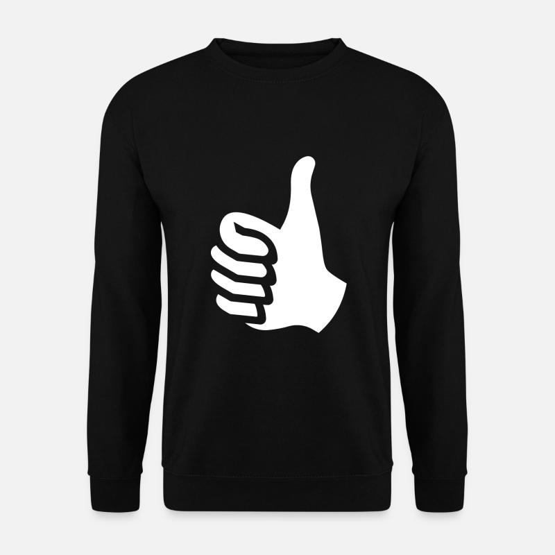 Daumen Hoch - Unisex Pullover - Schwarz