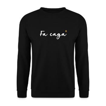 Catalan - Fa caga 2 – par OBV - Sweat-shirt Unisexe - noir - Devant - Alina (178cm) & Michal (187cm)