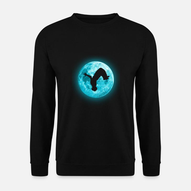 Parkour Freerunning Backflip Freestyle Acrobatics - Unisex Sweatshirt - black