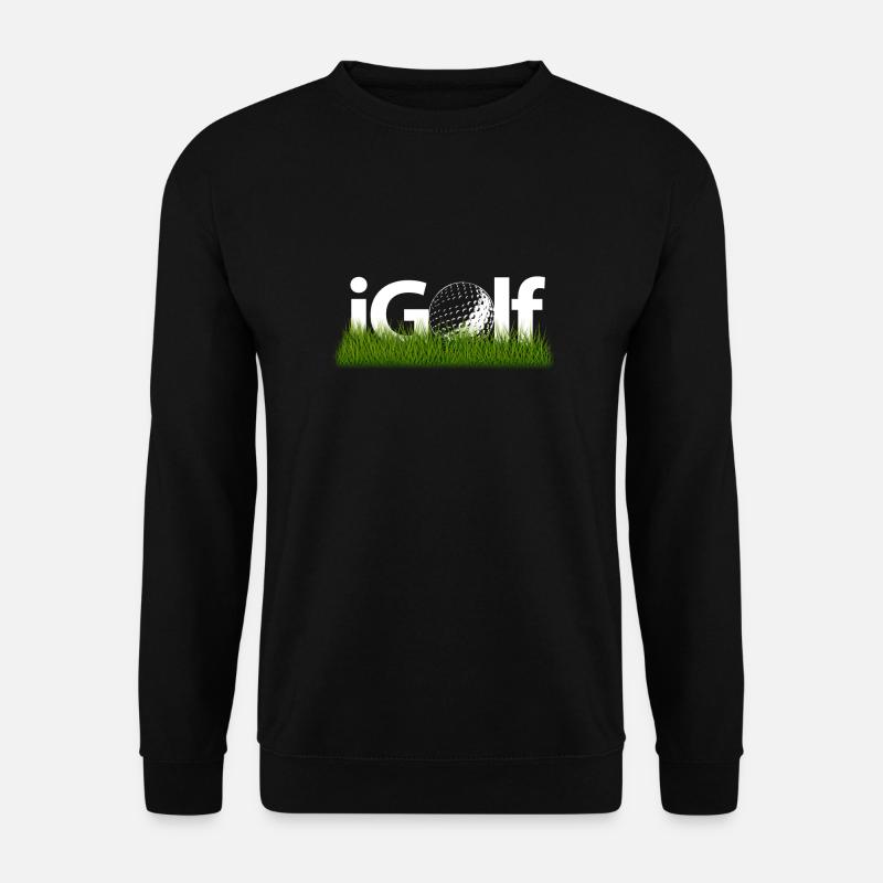 Golfer Golfen Geschenk - Unisex Pullover - Schwarz