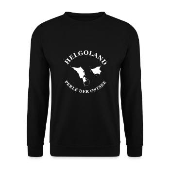 Helgoland Ostsee Sylt Deät Lun Leuchtturm - Unisex Pullover - Schwarz - Vorne - Alina (178cm) & Michal (187cm)