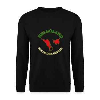 Helgoland Mer Baltique Sylt Deät Lun Phare - Sweat-shirt Unisexe - noir - Devant - Alina (178cm) & Michal (187cm)